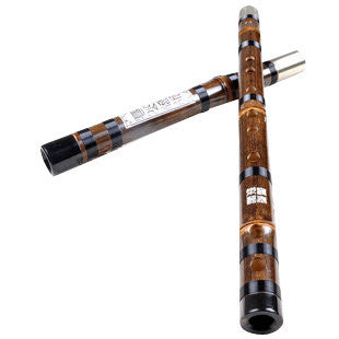 プロレベルの中国紫竹製笛子楽器アクセサリー付販売