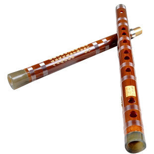 マスター手作り中国苦竹製笛子楽器アクセサリー付販売