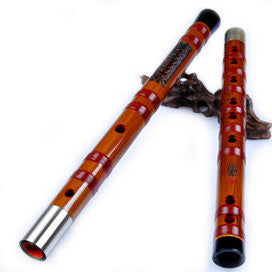 プロレベルの中国苦竹製笛子楽器アクセサリー付販売