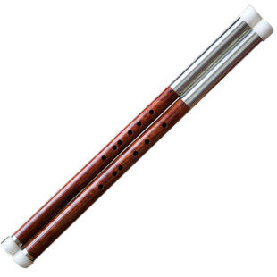 精巧な中国フリーリード笛紅木製巴烏楽器ダブルチューブ販売