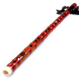 コンサート級中国苦竹製笛子楽器アクセサリー付販売