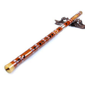 コンサート級中国苦竹製笛子楽器二節アクセサリー付販売
