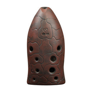 プロレベルの塤中国古代楽器魚状オカリナ10穴販売