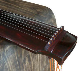 高品質な中国7弦緑绮式老杉木古琴
