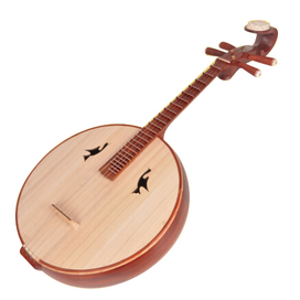 Concert Grade Rosewood Da Ruan Instrument Chinese Mandolin Ruan With Accessories