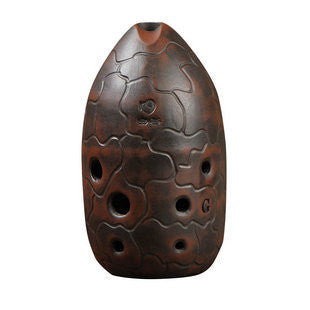 上質な中国陶土笛古代塤楽器ペンホルダー状オカリナ8穴販売