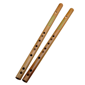 初心者レベル旅行サイズの中国苦竹製笛子楽器一節販売